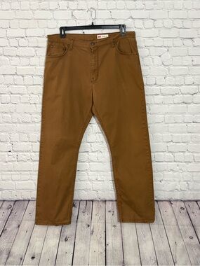 Wrangler Men's Straight Jeans - Brown